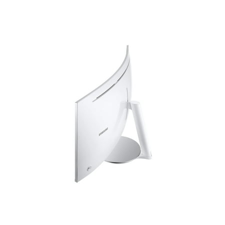 Samsung - 34” ViewFinity CJ791 QHD FreeSync Thunderbolt Monitor with speakers - White/Silver
