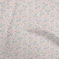 thumbnail image 1 of oneOone Cotton Poplin Twill Light Pink Fabric Leaves Sewing Material Print Fabric By The Yard 56 Inch Wide, 1 of 4