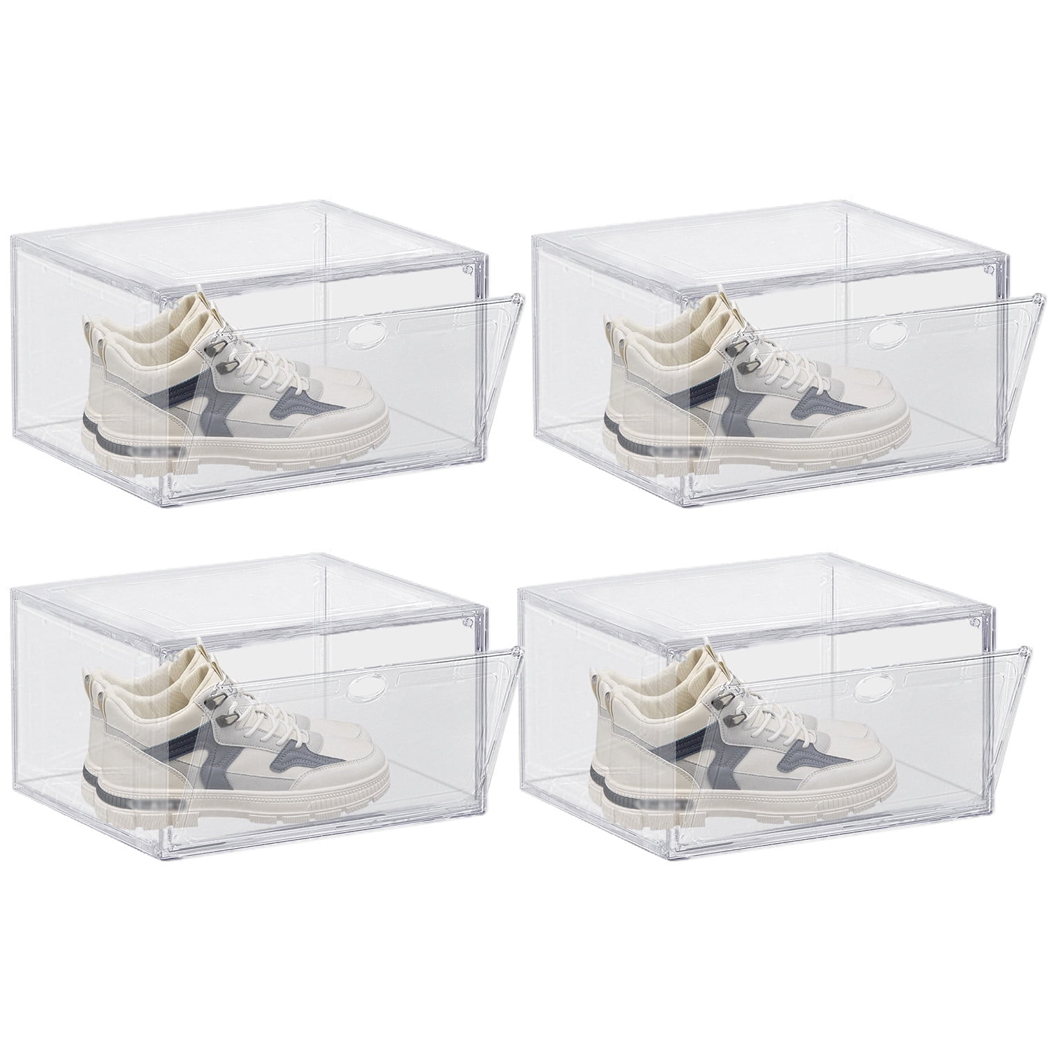 Elegant Choise Shoes Storage Boxes Stackable Shoe Organizer
