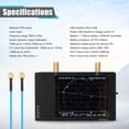 thumbnail image 3 of VNA-F V2 LCD Display Vector Network Analyzer 4.3 Inch IPS Spectrum Analyzer S-A-A-2 Antenna Analyzer Short Wave HF VHF UHF ,Multiple Functions, 3 of 3