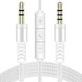 thumbnail image 3 of 3.5mm Jack Male to Male Audio Cable 1.2m Aux Cable Volume Control with Mic for  for iPad, 3 of 8