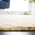 thumbnail image 5 of Safavieh Easy Care Thaddeus Cross Polyester Machine Washable Area Rug, Gold/Ivory, 5' x 8', 5 of 12