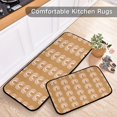 thumbnail image 6 of Coolnut Boho Rainbow Kitchen Floor Mats Set of 2, Non-Slip Washable, Absorbent, Soft and Comfortable Kitchen Rugs, 19.7 "x27.6+19.7 "x47.2 Home Decor, 6 of 7
