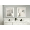 thumbnail image 4 of White Wall Beveled Mirror 36"x30" by Martin Svensson Home, 4 of 5