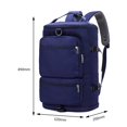 thumbnail image 3 of Mochila de viaje Bolsa de entrenamiento deportivo de gran capacidad para mujer (Azul marino) Likrtyny Para Estrenar, 3 of 7