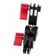 thumbnail image 4 of Adaptador de montaje de extensión para casco con rotación de 360°, soporte para teléfono con manillar mágico, Compatible con soporte para cámara GoPro (rojo), 80*30mm, 4 of 5