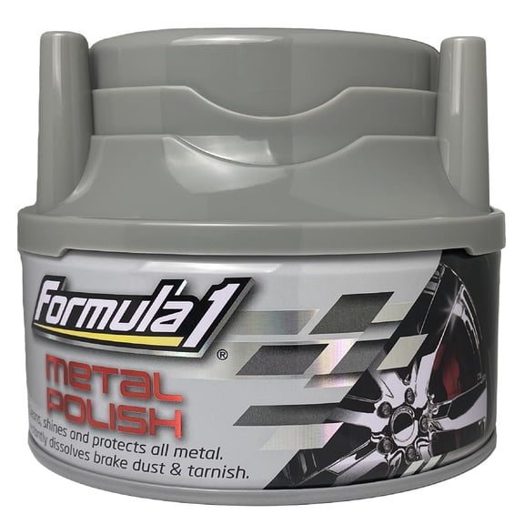 Formula 1 Metal Polish - Restore Shine to Chrome, Aluminum, & Magnesium Wheels, Instantly Polish Exhaust Tips, Chrome & Other Metal Trim, 10oz