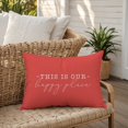 thumbnail image 5 of Creative Products This Is Our Happy Place Coral 14x20 Indoor / Outdoor Pillow, 5 of 8