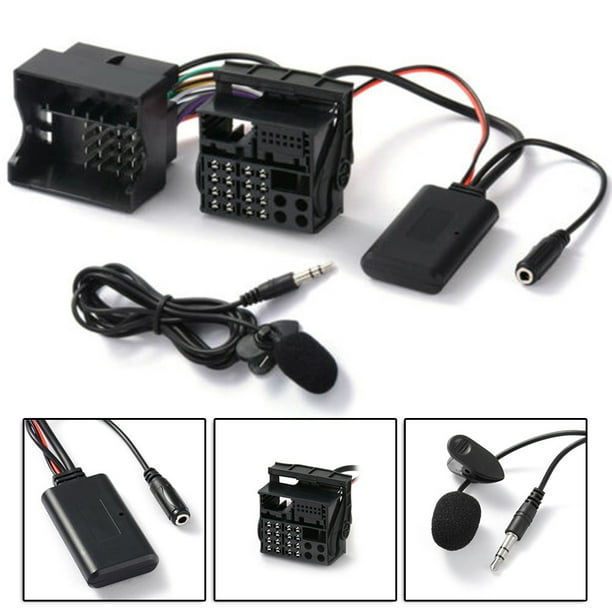 Audio AUX Cable Adapter Bluetooth External MIC For Opel CD30 CDC40