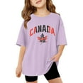 thumbnail image 1 of Chemises pour Filles Imprimé Manches Courtes Col Rond Vêtements d'Été 3-4 Ans Mode pour Filles, 1 of 5