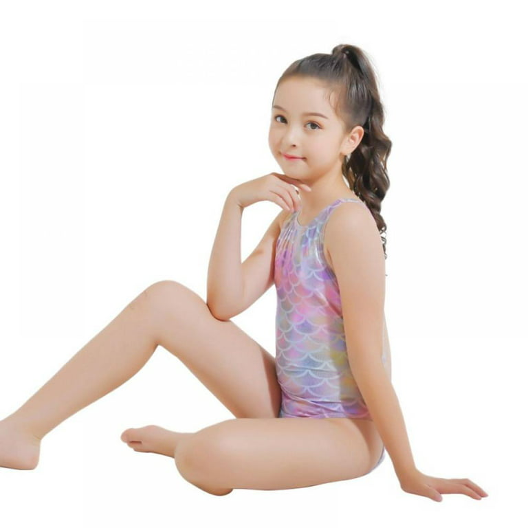 URMAGIC Girls Athletic Swimsuits One Piece Kids Competition