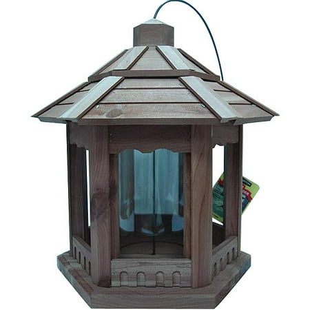 Deluxe Cedar Gazebo Bird Feeder