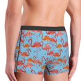thumbnail image 3 of Uemuo Flamingo Pattern Men's Boxer Briefs,Trunk Anti-Chafing,Comfortable, Durable, and Stylish Underwear-XX-Large, 3 of 9
