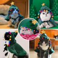 thumbnail image 2 of Disfraz de Gato de Navidad, Ropa de Navidad para Perro, Mantón de Navidad para Gato y Perro, Disfraz de Cachorro de Mascota de Navidad, Ropa de árbol de Navidad para Mascotas de Navidad,L, 2 of 5