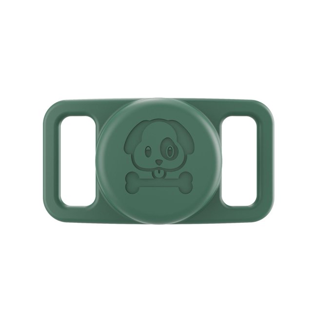 CSChome Housse de Protection pour Collier de Chien Positionneur Support Couverture Complète Imperméable Anti-Rayures Silicone Doux Housse de Protection pour Airtag