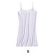 thumbnail image 4 of Minnieouse Chaleco de Modal de moda coreana de verano para mujer, vestido deslizante desnudo agradable a la piel, ropa interior Sexy ajustada con correa de Prendas para la parte del cuerpo Blanco S Minnieouse AP011308-01B, 4 of 6