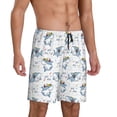 thumbnail image 2 of Sikiie Music Shark Mens Pajama Shorts, Lightweight Lounge Pant with Pockets Soft Sleep Pj Shorts for MenX-Large, 2 of 6