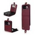 thumbnail image 1 of Funda para Samsung Galaxy Z Flip 4 Estuche de Cuero PU Tipo Cartera con Ranuras para Tarjetas y Cierre Magnético, 1 of 5