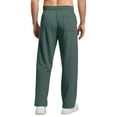 thumbnail image 5 of Dwelliawo Gray Sweatpants Men Baggy Lounge Open Bottom Sweatpants Straight Leg Fall Winter Workout Athletic Pants with Pockets Clearance Dark Green XL, 5 of 7