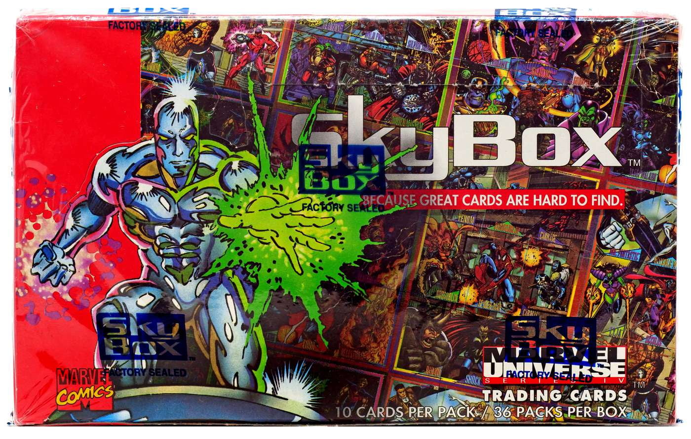 Skybox Marvel Universe Series 1 Trading Card Box (36 Packs)