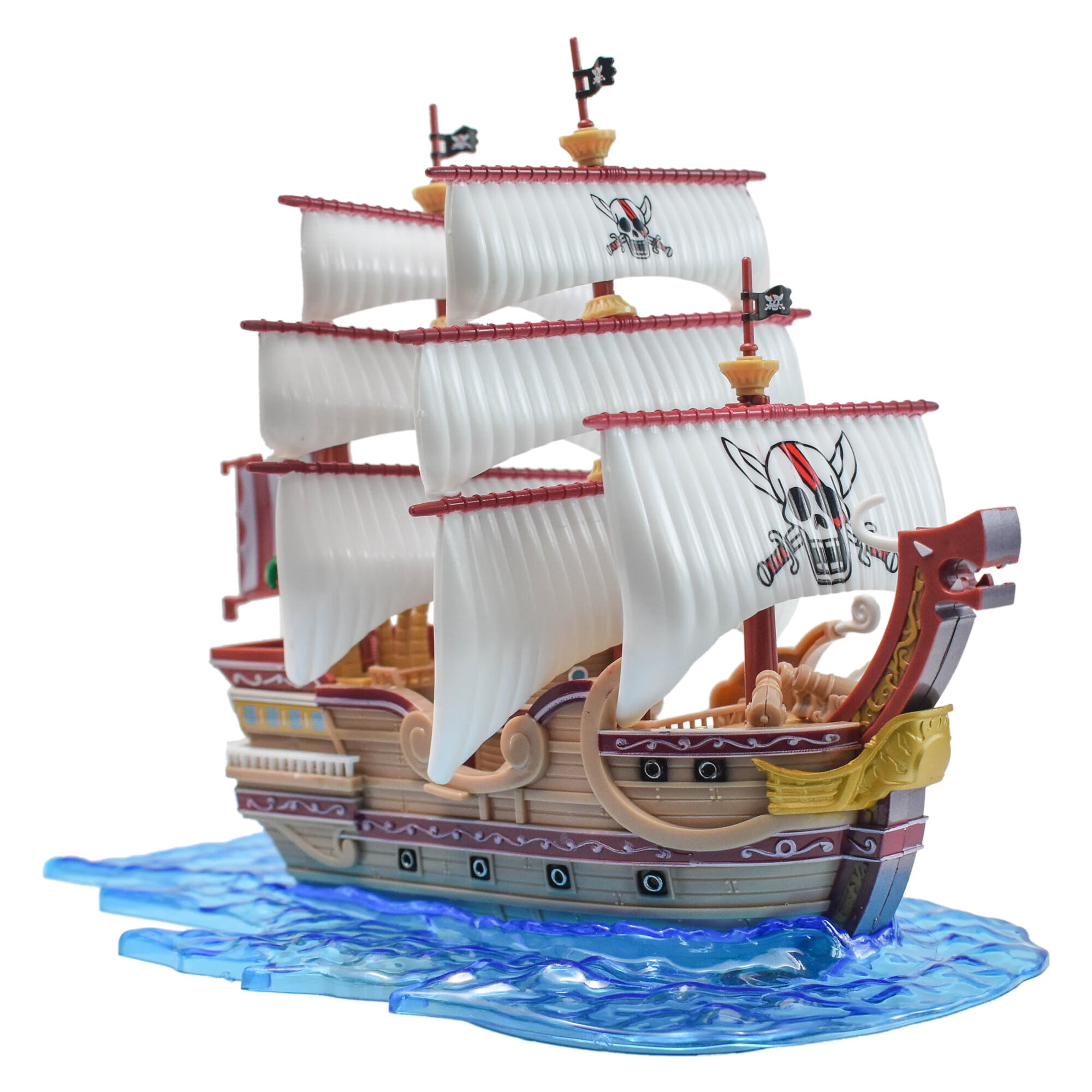 Kidtop One Piece Anime Action Figures Shanks Pirate Ship PVC Model Toy