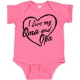 thumbnail image 3 of Inktastic I Love My Oma and Opa in Black Chalk Heart Boys or Girls Baby Bodysuit, 3 of 5