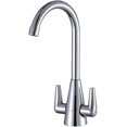 thumbnail image 1 of Grifo mezclador de cocina Grifo mezclador para lavabo Grifo de agua fría y caliente de doble manija Grifos de grifo de un solo orificio Grifos de cocina de cobre Grifo de lavabo de doble interruptor,1 Feliz Sencillez, 1 of 1