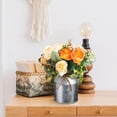 thumbnail image 5 of Fountwell Metal Farmhouse Vase Bulk Rustic Galvanized Milk Can Jug for Wedding Table Centerpiece, 5 of 7