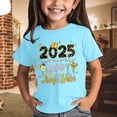 thumbnail image 2 of Godom Girls' Short Sleeve Shirts Casual Crewneck Basic Tees Kids Tshirts Clothes Summer Tops T-Shirt, 2 of 6