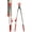 Red, variant on The Kosher Cook, Large 480 Degrees Heat Resistant Silicone Locking Tongs - Blue