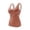 Brick Red, variant on Women's Underwire Smooth U Light T Shirt Convertible Bra Lace Trim Camisole Dress Athletic Crop Tops for Girls Womens Camisoles And
