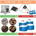 thumbnail image 6 of wood burning stove Stove Camping Wood Stove Portable Folding Lightweight Titanium Wood Burning Backpacking Stove for Outdoor Survival Cooking Picnic Hunting, 6 of 7