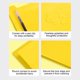 thumbnail image 5 of A4 File Folder Portable Document Organizer Lightweight Plastic Pouch for Students Office, 5 of 6