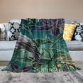 thumbnail image 2 of PRATYUS  Philodendron Blanket - Animal Spirits Totem - Gift Tapestry Throw Woven from  - Made in The USA  60x80in, 2 of 6
