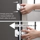 thumbnail image 3 of Cerradura para puerta de refrigerador de 2 piezas, cerradura para gabinete para niños, adhesivo para puerta de seguridad, no requiere llave, 3 of 5