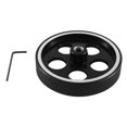 thumbnail image 2 of 2 Set 300mmX10mmX18mm Industrial Aluminum Rubber Measuring Encoder Meter Wheel for Industrial Encoder Encoder, 2 of 8