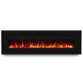 thumbnail image 5 of Bowery Hill Modern 72" Wall Mounted Electric Fireplace in Black, 5 of 20