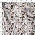 thumbnail image 3 of Soimoi Pure Silk Brown Fabric By the Yard - 42 Inch Wide - Florals Print Fabric - Elegant and Timeless Patterns for Fashion and Home Decor Printed Fabric, 3 of 6