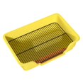 thumbnail image 1 of Arenero grande para gatos, entrenador de baño portátil, acero inoxidable para perros y gatos, interior y exterior, 1 of 8