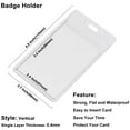 thumbnail image 2 of Tesla Model 3, Y, S, X Plastic Card Protector, Holder, Clear, 2 of 4