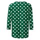 thumbnail image 4 of mfyjkho Tops Para Hacer Ejercicio Para Mujer, Blusa Informal Con Cuello Redondo Y Mangas 3/4 Para Mujer Tops Para Salir Para Mujer L, 4 of 5