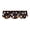 A003- Black C, variant on Halloween Mantel Decor 79 Inch Spooky Halloween Decorations Indoor Halloween Party Decor Halloween Home Decor for Living Room Window Fireplace Mantel Decor, 1 Pack