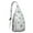 White-28, variant on Waterproof Hiking Cat Sling Backpack for Women – Cute Pet Lover Crossbody Chest Bag with Adjustable Strap, Funny Paw Print Travel Backpack for Outdoor & Everyday Use