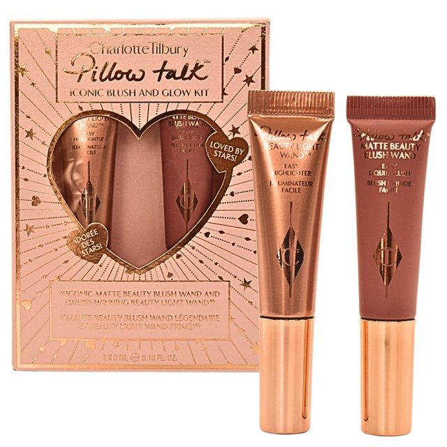 Kit para mejillas Charlotte Tilbury Pillow Talk Iconic Blush & Glow
