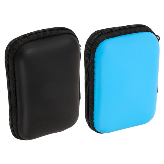 SWETRACE 2Pcs Hard Drive Case for Daily Use in Pink Color with Portable Design 11.0X7.0X6.0cm
