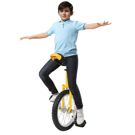 16 Inch Wheel Unicycle Balance Fitness Exercise Adult Training Cycling Unicycle 50kg/110lbs