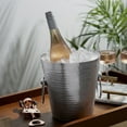 thumbnail image 6 of Viski Hammered Metal Ice Bucket, Drink Tub for Wine Champagne, Beer, Liquor, 6 of 8