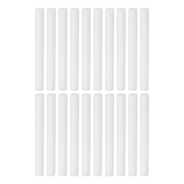 Unique Bargains Cotton Filter Sticks, Refill Sticks Filter Wicks Replacement (2.76'' x 0.28''), White 20Pack
