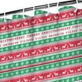 thumbnail image 3 of Red and Green Christmas Pattern Shower Curtain 36"x72" ,Bathroom Decorative Shower Curtains Set with 12 Hooks,Modern Waterproof Washable Shower Curtain, 3 of 6