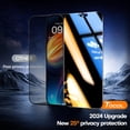 thumbnail image 2 of Protector de pantalla de privacidad TOCOL para iPhone 16 Plus 15 Plus, 2 of 8